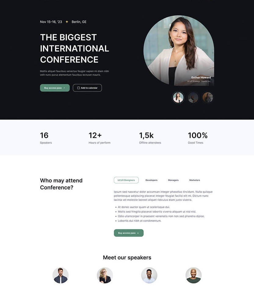 Booking Events